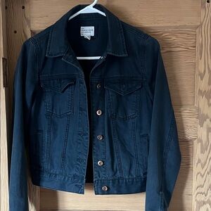 Madewell Navy Blue Denim Trucker Jacket